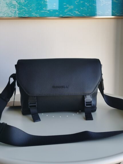 The original Burberry version of the messenger bag