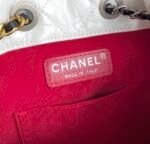 CHANEL limited edition gold and silver chain retro backpack - Image 9