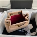 CHANEL limited edition gold and silver chain retro backpack - Image 6