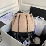 CHANEL limited edition gold and silver chain retro backpack - Image 2