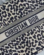 Dior Large [D Book Tote Leopard Pattern Series] - Image 3