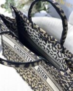 Dior Large [D Book Tote Leopard Pattern Series] - Image 9