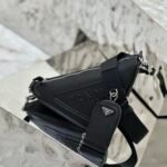 Prada calf leather triangle bag