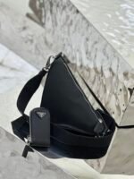 Prada calf leather triangle bag - Image 8