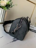 Louis Vuitton Black Flower Speedy Pillow Bag - Image 3