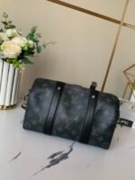 Louis Vuitton Black Flower Speedy Pillow Bag - Image 4