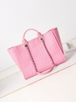 Chanel 23p Latest Edition Striped Beach Bag - Image 5