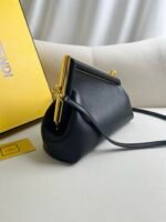 blackFendi First Small HandbagPink leather handbag - Image 2