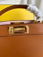 Large brownPeekaboo ISeeU handbagLeather handbag - Image 4