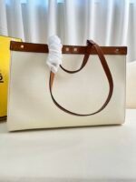 FF rice whitePeekaboo X-Tote handbag embroidered tote! - Image 3