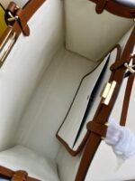 FF rice whitePeekaboo X-Tote handbag embroidered tote! - Image 8