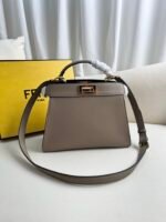 Gray MediumPeekaboo Iseeu leather handbag - Image 3