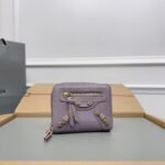 Balenciaga Light Purple Classic Card wallet