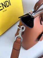 brown️ BY THE WAY Zipper Open Boston Handbag, - Image 5