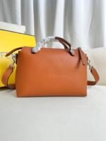 brown️ BY THE WAY Zipper Open Boston Handbag, - Image 3
