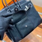 Birkin Cargo25cm ❤️  Canvas black silver buckle - Image 9