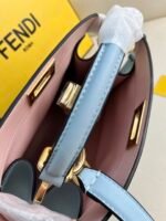 Blue MediumPeekaboo Iseeu leather handbag - Image 7