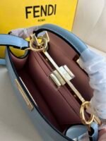 Blue MediumPeekaboo Iseeu leather handbag - Image 6