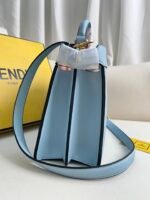 Blue MediumPeekaboo Iseeu leather handbag - Image 8