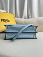 Blue MediumPeekaboo Iseeu leather handbag - Image 9