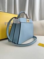 Blue MediumPeekaboo Iseeu leather handbag - Image 2