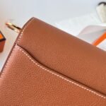 ivory19Top craftsmanship wax thread full seam CK37 gold brown light gold buckle - Image 6