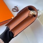 ivory19Top craftsmanship wax thread full seam CK37 gold brown light gold buckle - Image 4