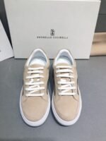 【Brunelleocucinelli】BC new early fall new women's striped suede casual sports - Image 8
