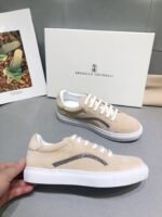 【Brunelleocucinelli】BC new early fall new women's striped suede casual sports - Image 5