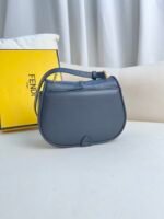 Small BlackFENDI black leather material small shoulder bag - Image 3