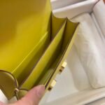 Constance 19cm Lemon Gold Buckle Epsom Palmprint Leather Palm Pattern Leather - Image 8