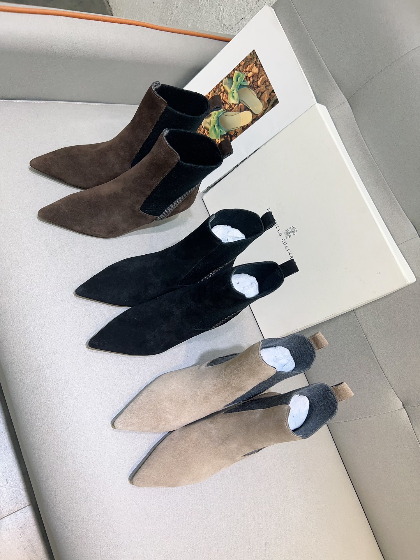 i1695117478_1588_0.jpg Brunello Cucinelli's 2024 ankle boot designed for high-end boots - Image 1