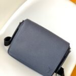 Louis Vuitton black flower men's bag mailman bag