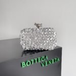 Bottega Veneta, petal woven dinner bag