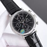 IWC Wave Fino chronograph watch measuring