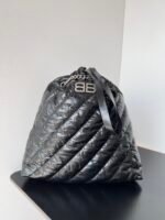 Balenciagaembroidery thread hand-held bag garbage bag