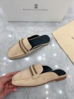 Brunello cucinelli leather outsole slippers - Image 4