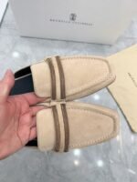 Brunello cucinelli leather outsole slippers - Image 7