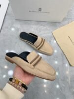 Brunello cucinelli leather outsole slippers - Image 6