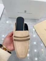 Brunello cucinelli leather outsole slippers - Image 11