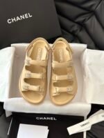 Chanel new bow diamond buckle Velcro sandals - Image 8