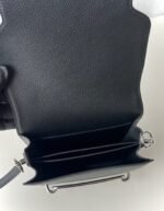 Roulis19cm Evercolor Top Crafted Wax Thread Full Seam CK89 Black Silver Buckle - Image 5