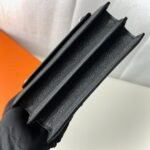 Roulis19cm Evercolor Top Crafted Wax Thread Full Seam CK89 Black Silver Buckle - Image 4