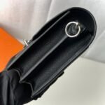 Roulis19cm Evercolor Top Crafted Wax Thread Full Seam CK89 Black Silver Buckle - Image 3