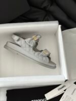 Chanel new bow diamond buckle Velcro sandals - Image 7