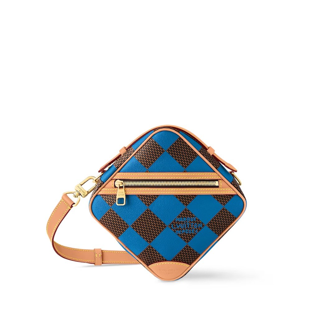 i1715497845_7_0.jpg Louis Vuitton Chess Messenger Square Bag - Image 1