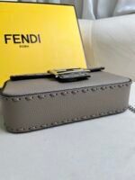 Fendi pigeon grey hand sewing bag - Image 9