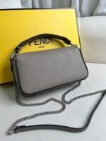 Fendi pigeon grey hand sewing bag - Image 3