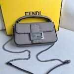 Fendi pigeon grey hand sewing bag