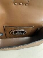 Fendi khaki hand sewn bag - Image 8